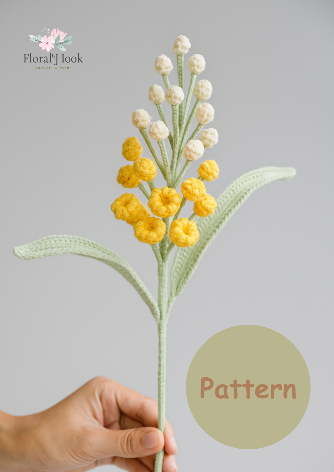 PDF & Video Pattern- Crochet Grape Hyacinth