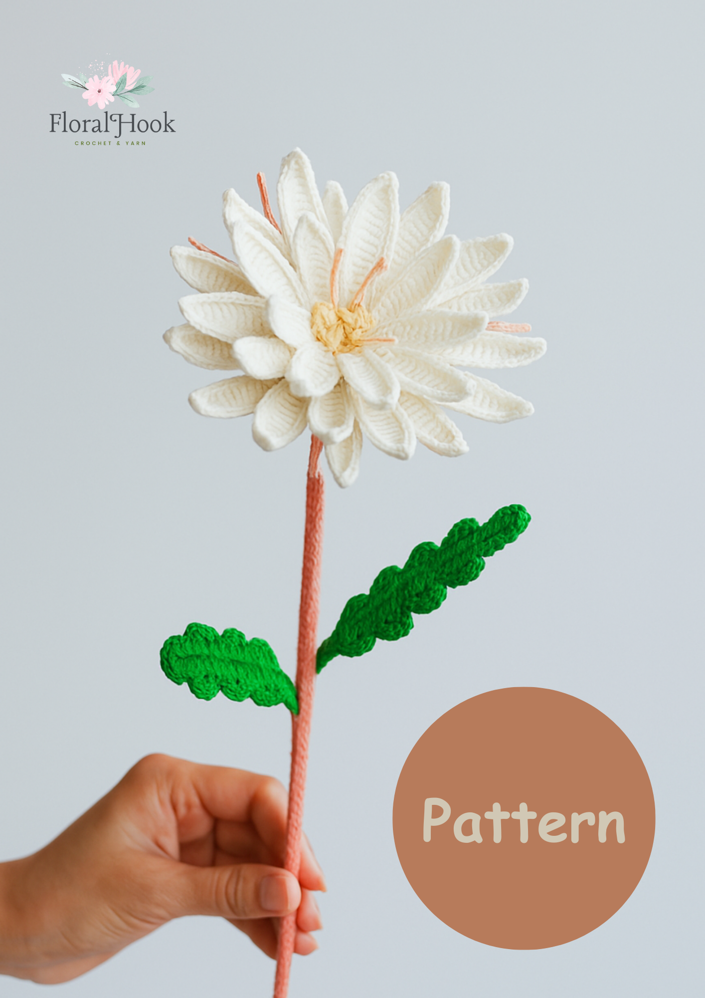 PDF & Video Pattern- Crochet Epiphyllum Oxypetalum