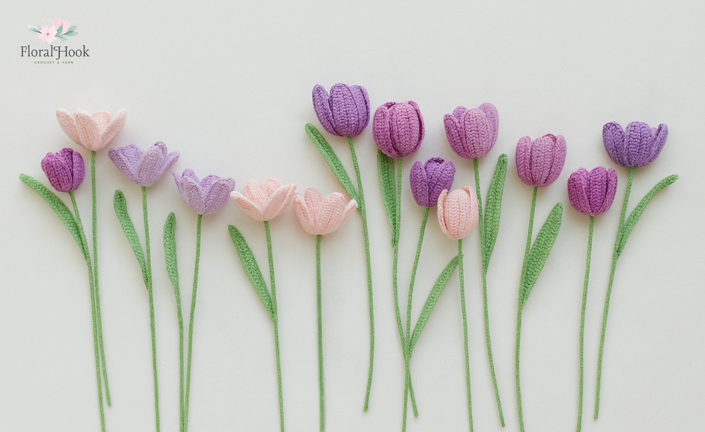 Tulip and Gesang Flower Bouquet - with video pattern