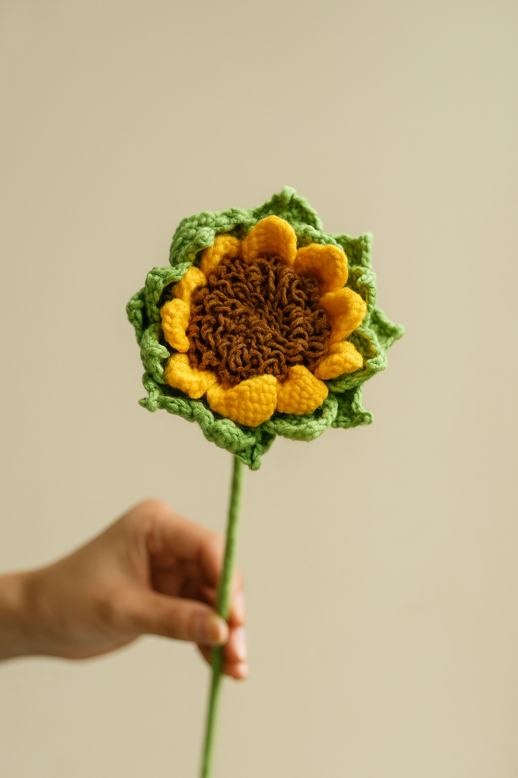 PDF & Video Pattern- Crochet Budding Sunflower