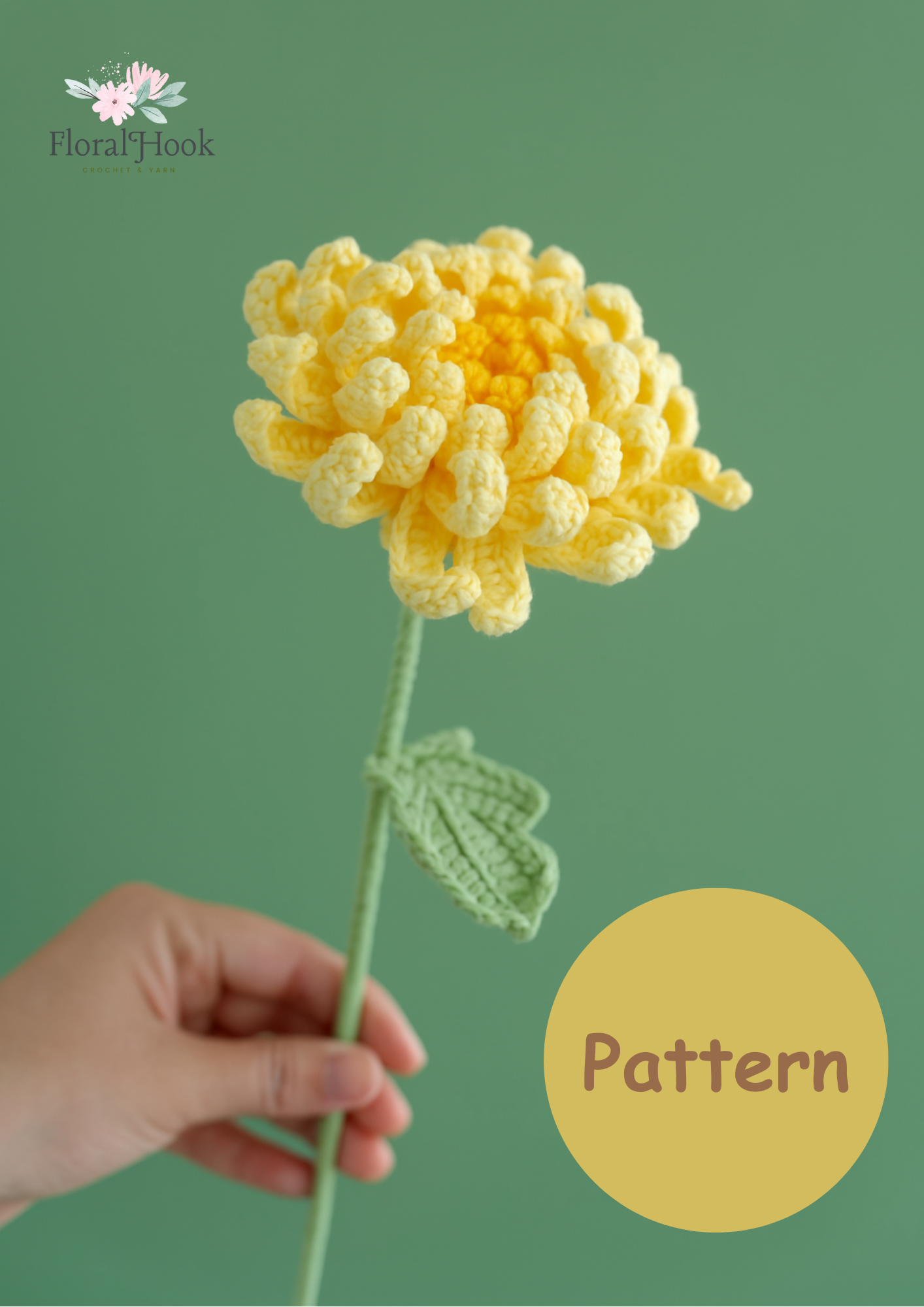 PDF & Video Pattern – Crochet Chrysanthemum