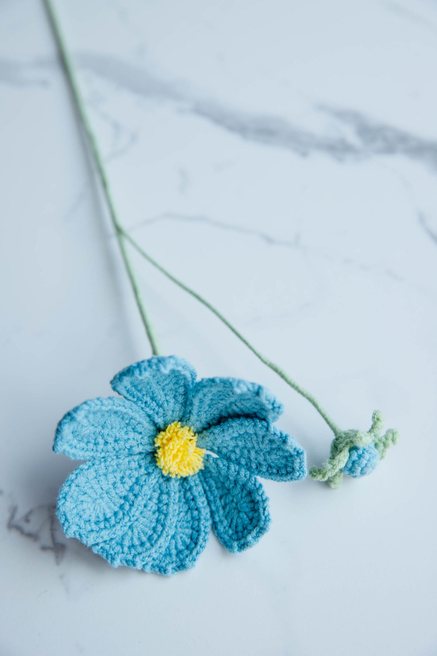 Blue Gesang and LilyValley Bouquet Kit - with video pattern