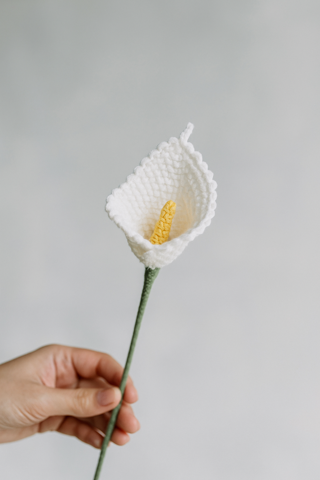 PDF & Video Pattern- Crochet Afghan Stitch Calla Lily
