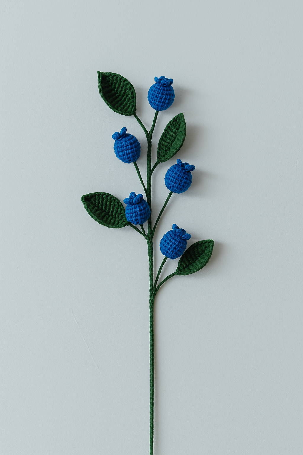 PDF & Video Pattern-Crochet Blueberry Branch