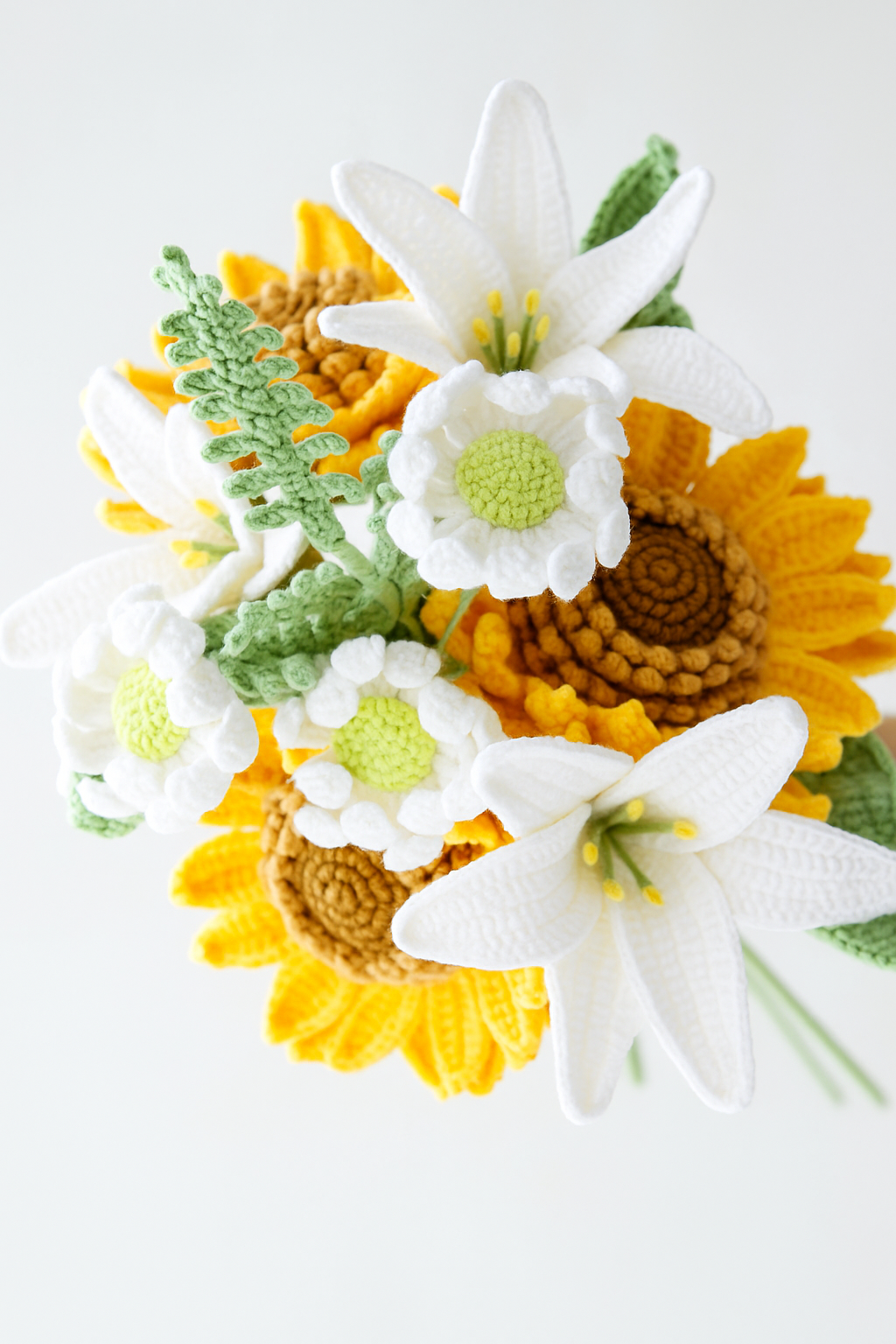 Sunflower and Lily Bouquet Kit-with PDF & Video pattern