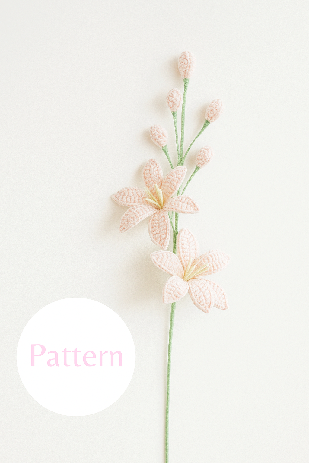 PDF & Video Pattern- Crochet Renanthera Coccinea