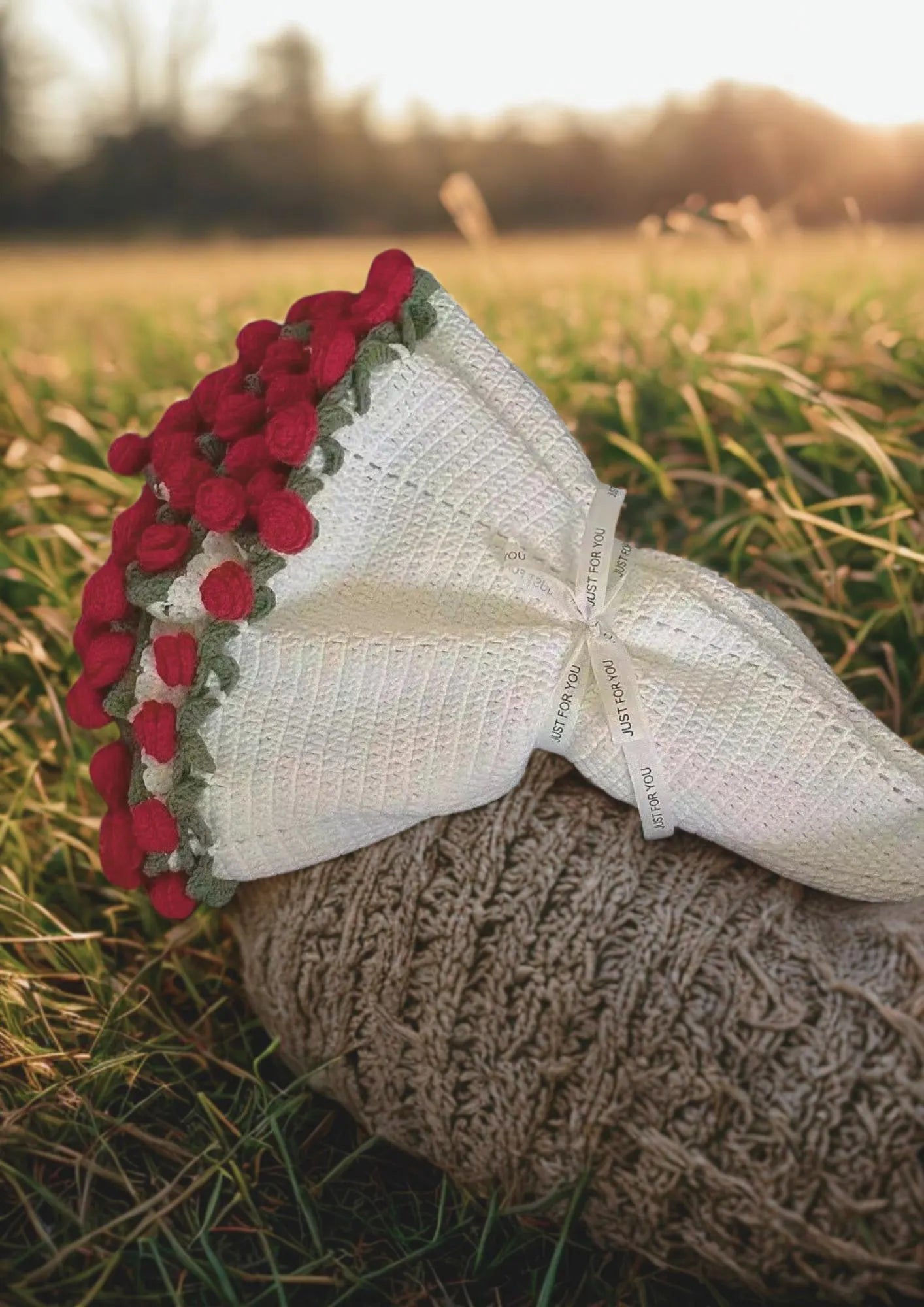 Rose Blanket Bouquet Kit – with video pattern