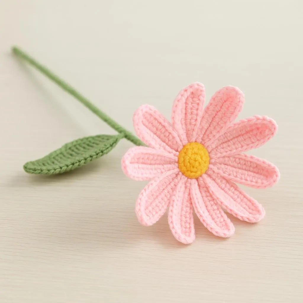 Blue Gerbera Bouquet Kit-with video tutorial