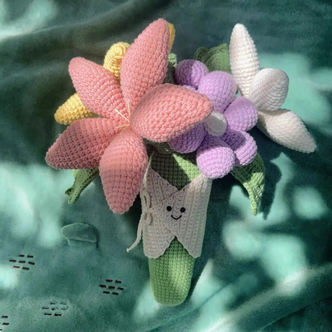 JellyCat Style Flower Bouquet Kit – with video pattern