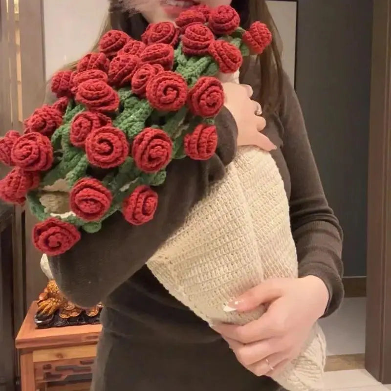 Rose Blanket Bouquet Kit – with video pattern