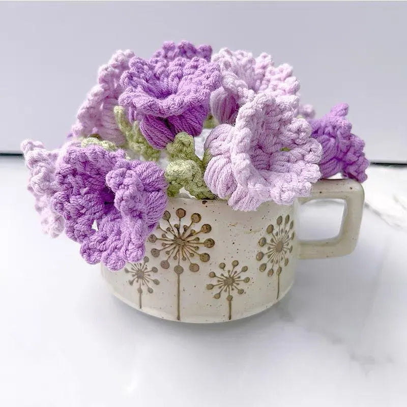 PDF & Video Pattern- Crochet Flower Coaster