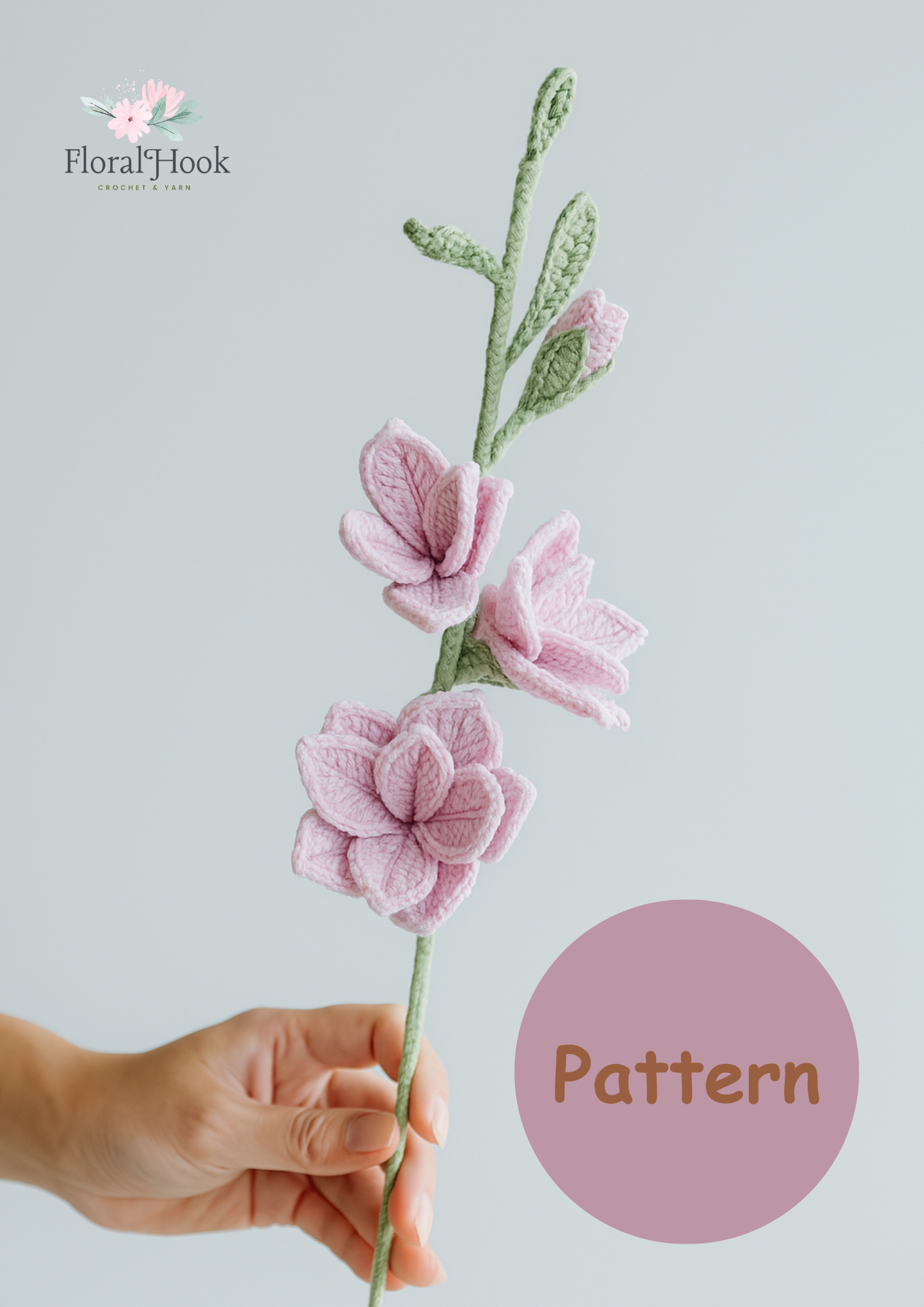 PDF & Video Pattern- Crochet Gladiolus