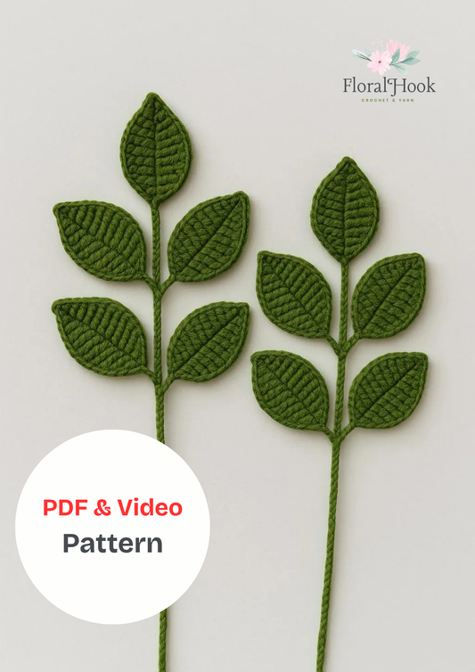 PDF & Video Pattern- Crochet Four Season Leaf