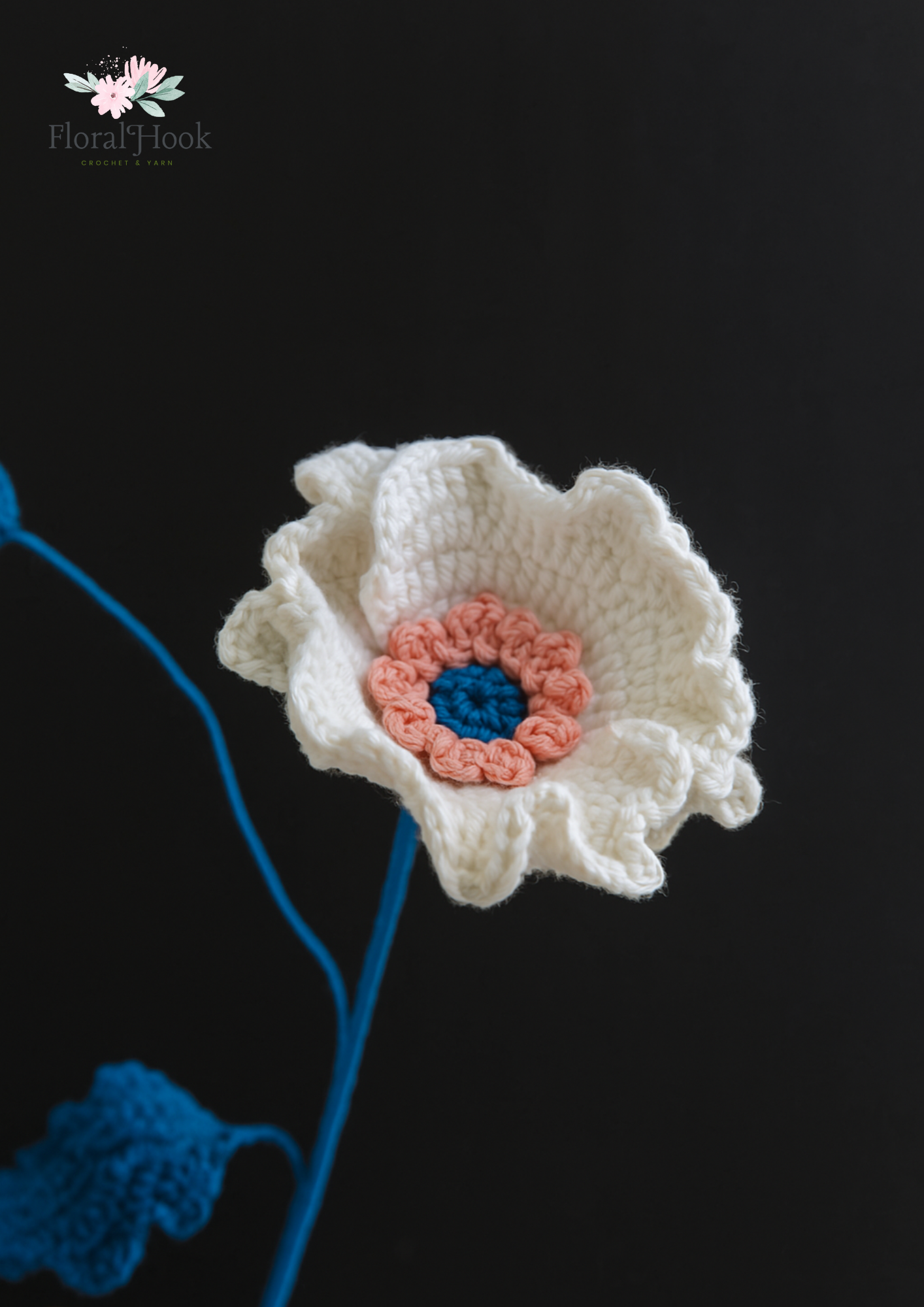 PDF & Video Pattern- Crochet Corn Poppy