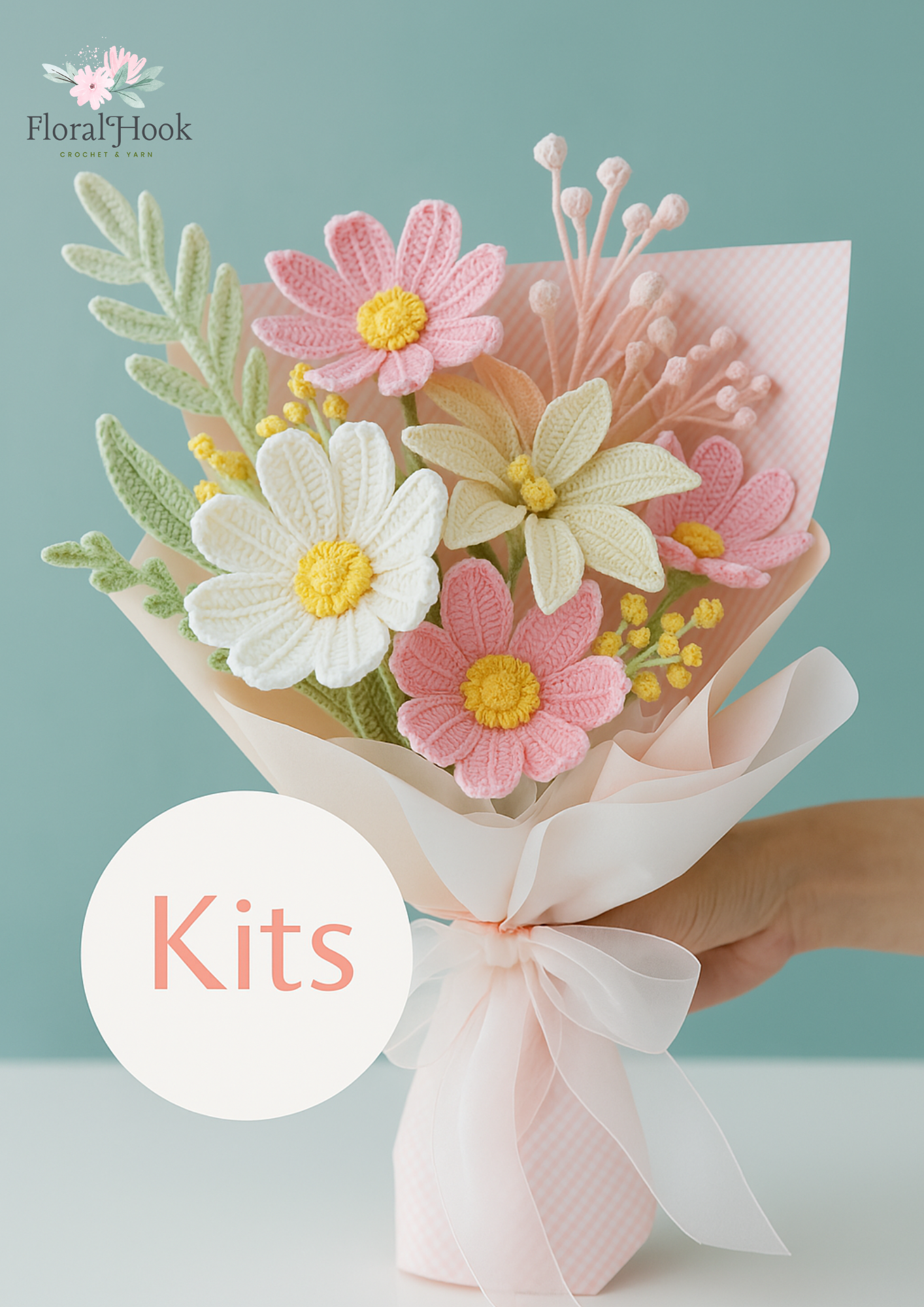 Lily and Gesang Bouquet Kit – with PDF & video pattern