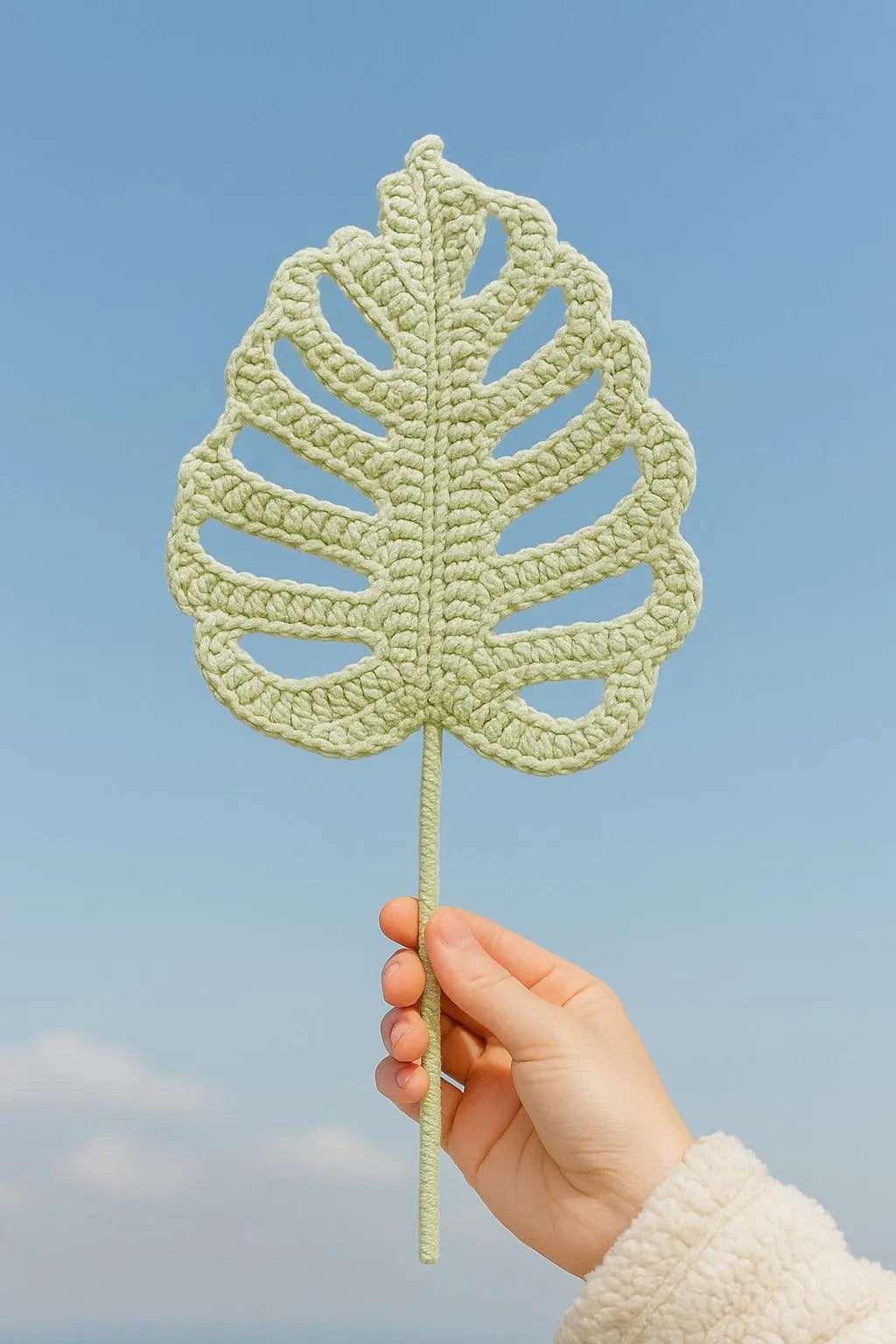 PDF & Video Pattern- Crochet Monsteral Leaf